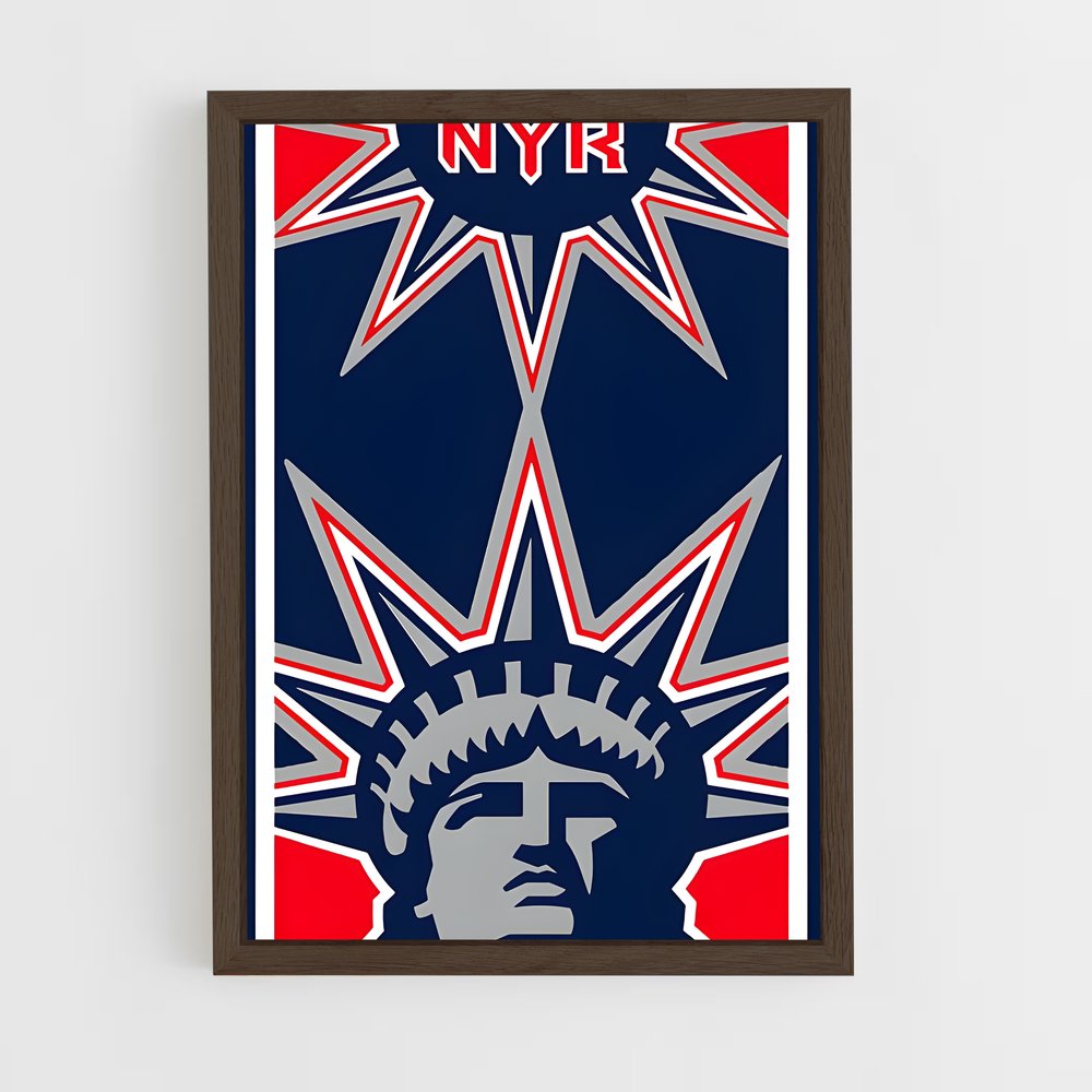 Poster Liberty Blues – affiche Hockey sur glace (vue 5)